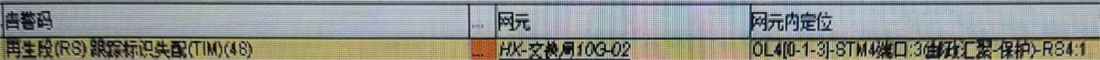 ZXMP S325某新增622M鏈路上報(bào)MS-RDI告警(圖1)